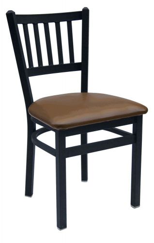 New Troy Slat Back Commercial Metal Restaurant Chair