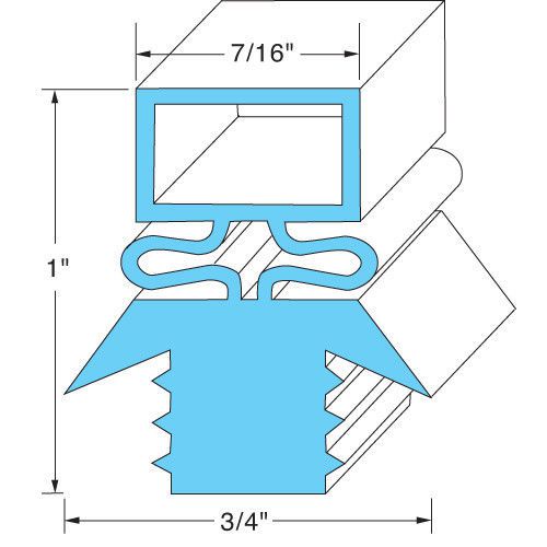 Traulsen DOOR GASKET SER-27568-00  341-27568-00