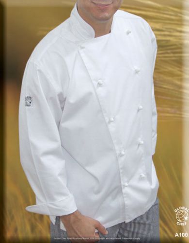 New white chef coat size xs,s,m,l,xl,2xl,3xl,4xl,6xl for sale