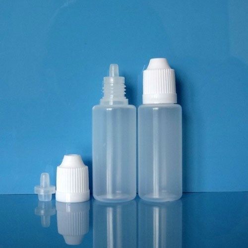 100 Pcs 20 ML 2/3 OZ LDPE Child Proof Dropper Bottle e Liquid Vapor Lotion Juice
