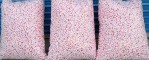 10.5 cu ft Pink Packing Peanuts FREE SHIP Loose Fill Static free