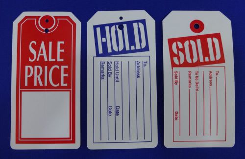 Tags with Slit Merchandise Tags Available in Variety of Design &amp; Quantities