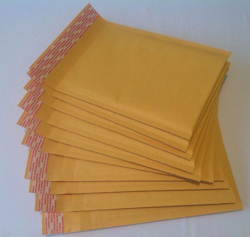 10 pcs 6&#034; x 10&#034; #0 Bubble Mailer Padded Yellow Mailers Envelopes~Usable 6&#034;x 9&#034;