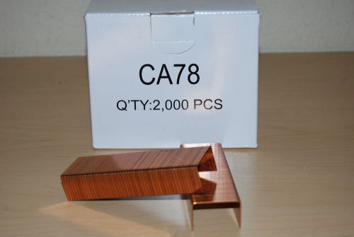 1 case 1-3/8&#034; x 7/8&#034;  a78 carton closing staples to fit a series staplers 20000 for sale