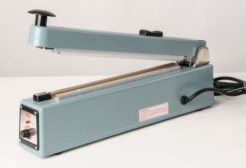 ULINE 12&#034; POLY TUBING IMPULSE SEALER H-293 WITH CUTTER TABLETOP