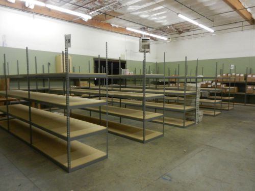 Rivetier ii boltless shelving (used excellent condition - very clean) for sale