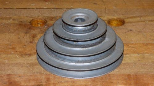 Sears craftsman wood lathe motor pulley / step pulley, 5/8&#034; bore for sale
