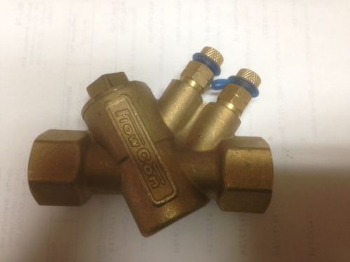Flowcon ab balancing valve 3/4&#034; set with 0.5 gpm cartridge new!!! for sale