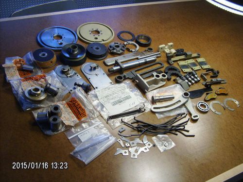 lot of new &amp; used parts for PFAFF 3334 bar tacker sewing machine (Lot A)