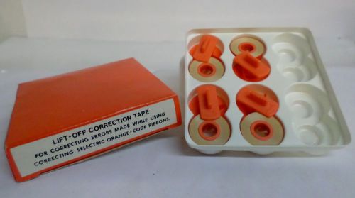 Lift Off Correction Tape Vintage As shown Selectric Orange Code Ribbons