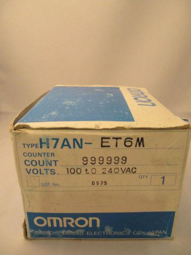 NEW Omron Counter Module H7AN-ET6M