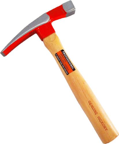 16 oz. Balanced Hickory Handle Drop Forged Brick Hammer SHELLPO TOOLS