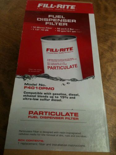 Fill-rite spin on filter f4010pmo for sale