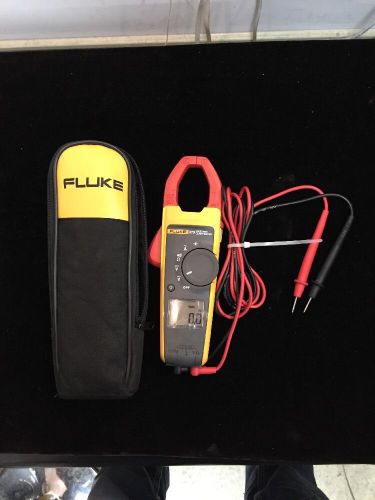 Fluke 373 True RMS Clamp Meter With Leads And Case