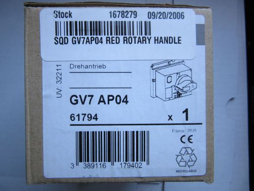 Square D GV7AP04 Red Rotary Handle Assembly NEW!!! in Box