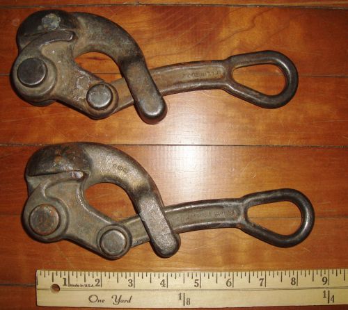 2 KLEIN TOOLS WIRE PULLING GRIP CABLE PULLER CHICAGO IL USED