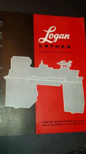 Logan lathes product catalog 1958, mint condition !!