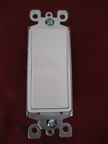 Leviton Decora 3-way switch - White - Box of 10 - New in Box - #5603-W - 15 amp