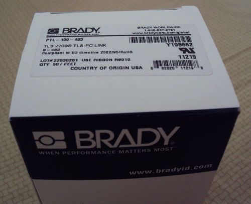 Brady portable thermal labels label  pc link tls2200 ptl-100-483 for sale