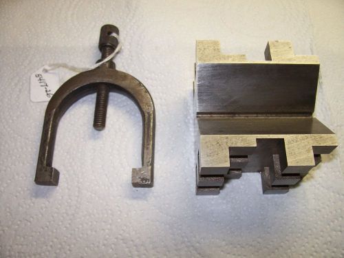 V block, brown &amp; sharpe no. 750-b machinist inspection v block, usa for sale