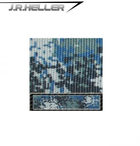 1&#039;&#039; Polyester Mil-Spec 17337 Webbing USA MADE! - Digital Camouflage Blue -1 Yard