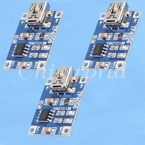 3pcs 5V 1A Mini USB Lithium Battery Charging Board Battery Charger Module