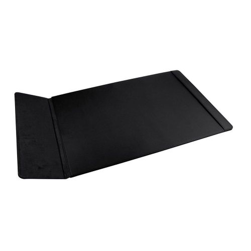LUCRIN - Deluxe Desk pad 25.6x17.7 inches - Smooth Cow Leather - Black
