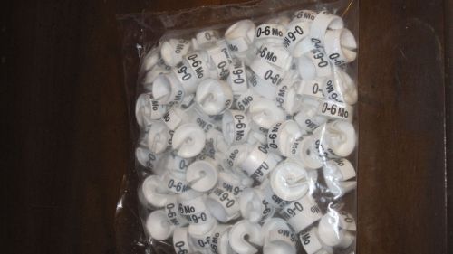 100 0-6 months hanger size markers garment retail store supplies for sale