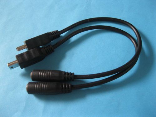 50 pcs DC Power Jack Female 3.5x1.35mm to USB Mini 5Pin Male Cable 20cm 0.2m