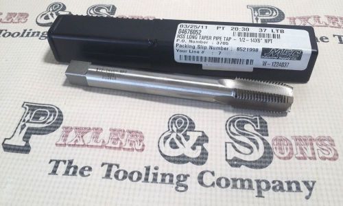 INTERSTATE HSS CNC TAPPING EXTRA LENGTH 1/2&#034; x 14 TPI 6&#034;  PIPE TAP