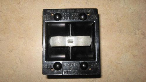 Cutler hammer 60 amp fuse &#034;range&#034;  fuse holder fuse pull for sale