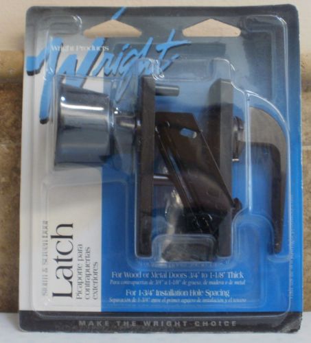 Wright Products V777BL 1-3/4 in. Black Storm &amp; Screen Door Latch