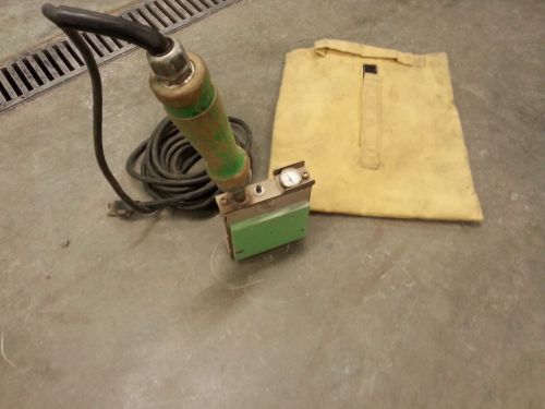 McElroy Pipe Fusion  Plastic Welder Heating Iron with Butt Tool 3.5&#034; x4.5&#034; &amp; BAG