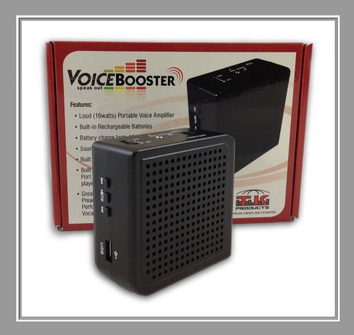 VoiceBooster Voice Amplifier &amp; Mp3 Player 16 Watts Black MR2200