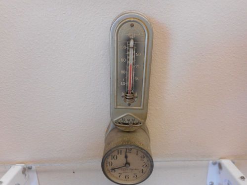 Antique Minneapolis Honeywell 8 Day 7 Jewel Model 77 Thermostat/Clock