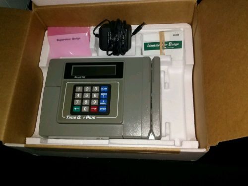 ACROPRINT TIME Q +PLUS CARD READER TIME CLOCK  &amp; ATTENDANCE SYSTEM