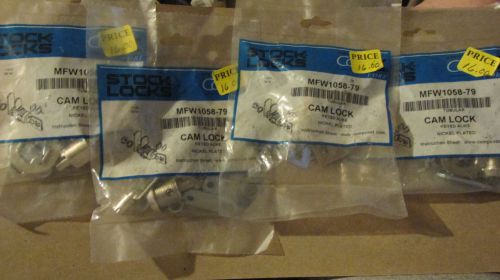 Stock cam tumbler locks lot of 4 mfw1058-79 for sale