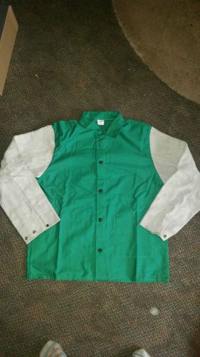 Weldas leather sleeve welding jacket, large for sale