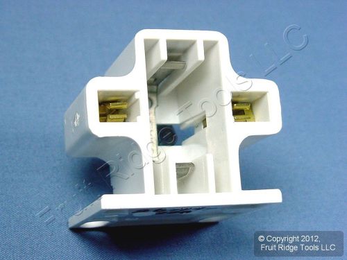 Leviton Compact Fluorescent Lampholder Light Socket Screw-down Bulk 26719-200