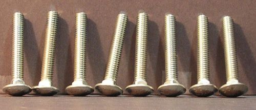 Set of 8 1/4 by 2 Inch Carriage Bolts HKT 307A