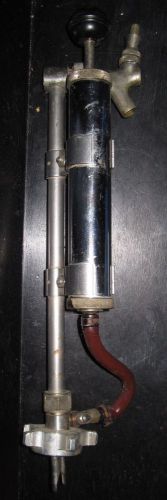 Vintage Hoff Stevens Keg Barrel Hand Pump Hose Beer Tap Dispenser Knob Coupler