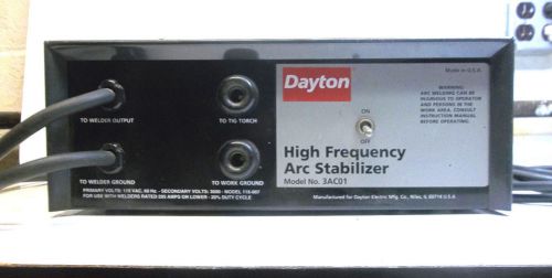 High frequency arc stablizer  - dayton 3ac01/century 115-007 for sale