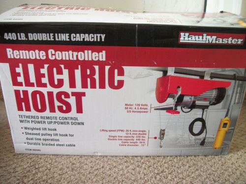 Electric hoist with remote control (440 lb.) for sale