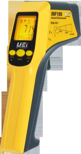 UEi INF195 Infrared Thermometer, -76-1022F, 12:1 Distance to Spot Ratio