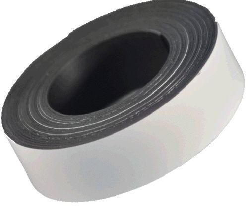 White Magnetic Dry Erase Tape Roll  1&#034;x 10&#039;