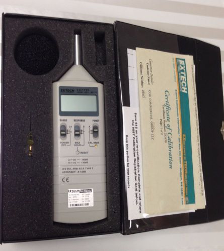 Sound level meter, digital, extech instruments, model 407736 nist for sale