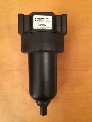 Parker 06F18AC Compressed Air Filter, Removes Particulate - New
