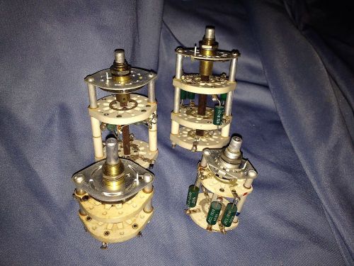 Lot of 4 Vintage Ceramic Rotary Switches - CRL and 249  - USED  - VGC