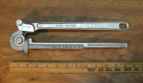 Old Used Tools, Ridgid 396 Tubing Bender, 3/8 O.D.-15/16 R,Excellent Condition