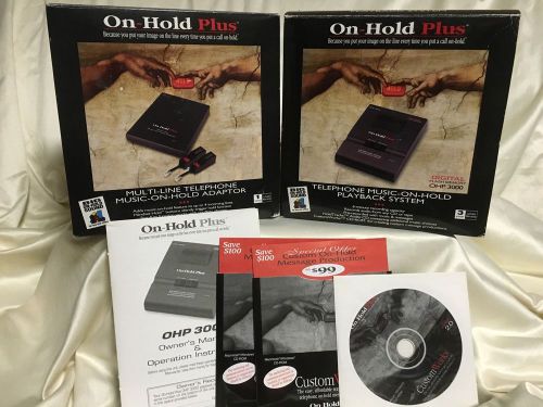 Music On Hold Plus 3000 MOH 400 for Telephone System PBX OHP 3000 Player Bundle